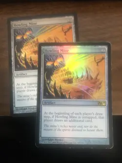 2 Howling Mine One Foil One Non Magic 2010 / M10 NM Artifact Rare CARD (284046) - Image 2