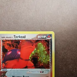Team Magma's Torkoal 12/95 Pokemon EX Team Magma vs Team Aqua Holo Card - LP - Image 3