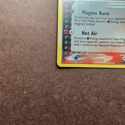 Team Magma's Torkoal 12/95 Pokemon EX Team Magma vs Team Aqua Holo Card - LP - Image 4