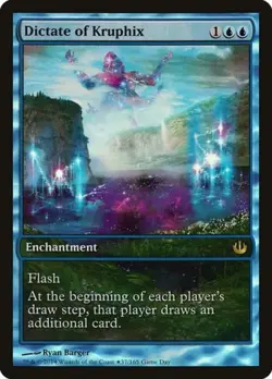 Dictate of Kruphix -Foil Light Play MTG Promos: Game Day and Store Championship - Image 1