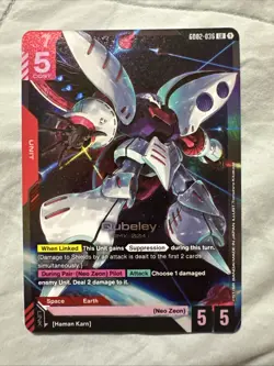 Qubeley (GD02-036) [Foil] (NM) - Gundam Card Game - Dual Impact (ENG) - Image 1