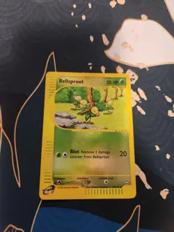 Bellsprout 45/147 Aquapolis Reverse Holo Pokemon Trading Card Game - Image 1