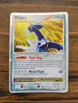 Pokemon TCG Dialga LV.X Holo Rare Card Great Encounters 105/106 - Image 1