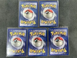 Vintage Pokemon Rares Jungle Fossil 5 Card Lot MP - Image 2