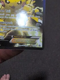 Pokemon TCG Pikachu EX XY124 Black Star Promo Card 2016 Red & Blue Collection - Image 4