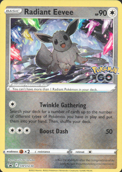 Radiant Eevee SWSH230 SWSH: Sword & Shield Promo Cards Holo - Image 1