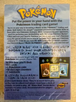 Pokemon Trading Card Game Jungle Theme Deck Water Blast 742818060660 - Image 2