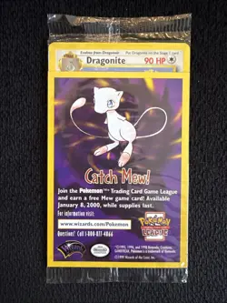 1x Sealed DRAGONITE # 5 Black Star Promo WB Movie WOTC Pokemon Card (Purple) - Image 1