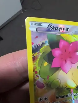 2016 Pokemon Shaymin Full Art Holo Promo Card XY115 - Image 2
