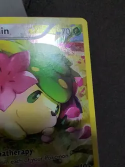 2016 Pokemon Shaymin Full Art Holo Promo Card XY115 - Image 3