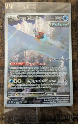 SEALED Pokemon Center Exclusive SVP #066 Iron Bundle ETB Promo Pokemon TCG Card - Image 1