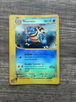 Charizard and Blastoise Expedition Reverse Holo Pokemon Card 6/165 and 36/165 - Image 4
