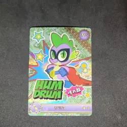 Kayou Official My Little Pony TCG Card YH-LSR-022 Spike Hum Drum - Image 1