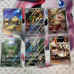 Pokemon Mega Evolution Art Card Lot of 6 - Image 1