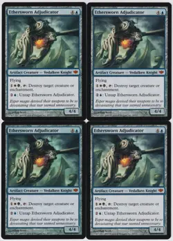 MTG 4X Ethersworn Adjudicator X4 Conflux Magic - LP/NM - Image 1