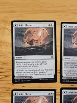 4x Sejiri Shelter Zendikar Rising *Playset* Uncommon Magic MTG WOTC M9236 - Image 2