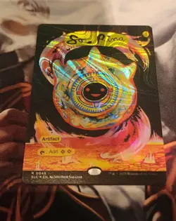 Halo Foil Sol Ring Encyclopedia Of Magic Secret Lair NM - Image 1