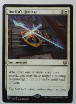 Duelist's Heritage *Rare* Magic MtG x1 Commander 2021 - Image 1