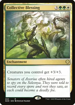 1x Collective Blessing NM Eng MTG - Starter Commander - Image 1