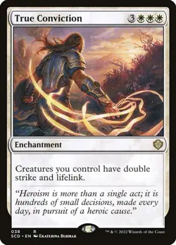 1x True Conviction NM Eng MTG - Starter Commander - Image 1