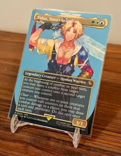 Magic The Gathering MTG #205 Tidus Yuna's Guardian Borderless Non-Foil - Image 2