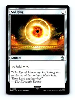 #245 2023 Doctor Who | Sol Ring Uncommon - Image 1