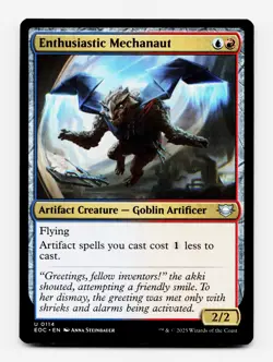 Enthusiastic Mechanaut [Commander: Edge of Eternities] MTG Magic NM/M ???? - Image 1