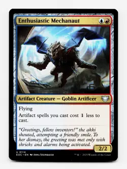 Enthusiastic Mechanaut [Commander: Edge of Eternities] MTG Magic NM/M ???? - Image 3
