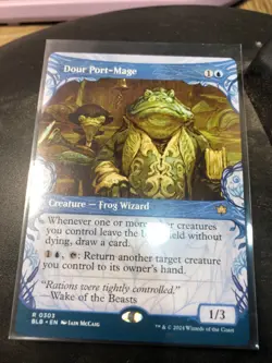 Dour Port-Mage (Showcase) Bloomburrow Regular - Image 1