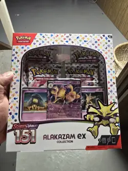 TCG Scarlet & Violet Pokemon 151 Alakazam ex Collection Box Sealed NEW 🔥🔥🔥 - Image 1