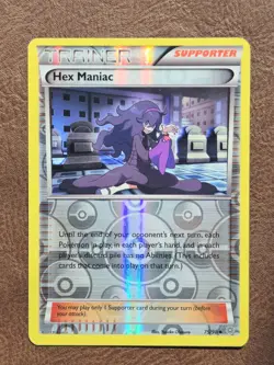 Hex Maniac 75/98 Reverse Holo Pokemon TCG XY Ancient Origins - Image 1
