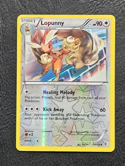 Lopunny 117/149 Reverse Holo Pokemon TCG Boundaries Crossed - Image 1
