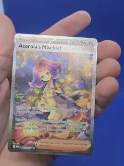 Pokemon ME01 Mega Evolution Acerola’s Mischief 183/132 Special Illustration Rare - Image 2