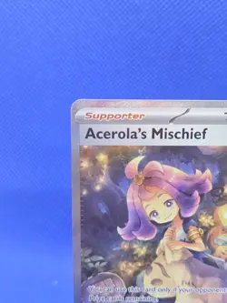 Pokemon ME01 Mega Evolution Acerola’s Mischief 183/132 Special Illustration Rare - Image 3