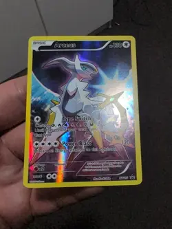 Arceus #XY116 Full Art Pokemon Promo Dinted See Photos - Image 1