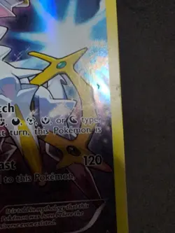 Arceus #XY116 Full Art Pokemon Promo Dinted See Photos - Image 2