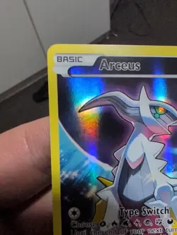 Arceus #XY116 Full Art Pokemon Promo Dinted See Photos - Image 3