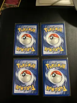 Lot of 4 VINTAGE Pokemon WOTC Sets ONLY 1995-2002 LP Eevee - Houndor - Alakazam - Image 2