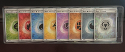 Pokemon TCG Terapagos ex UPC Basic Energy Set of 8 - Cracked Ice Holo Foil - NM - Image 1