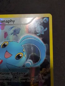 Pokemon Manaphy XY113 XY Generations Mytical BLACK STAR Promo Holo Full Art NM - Image 3