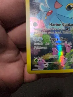 Pokemon Manaphy XY113 XY Generations Mytical BLACK STAR Promo Holo Full Art NM - Image 4