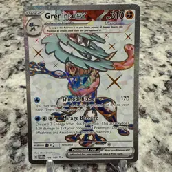 Greninja ex 198/167 Full Art Sv06: Twilight Masquerade Holo Pokemon TCG 🔥 - Image 1