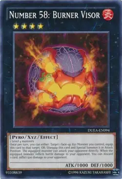3 x Number 58: Burner Visor - DUEA-EN094 - Common - Unlimited Edition Near Mint, - Image 1