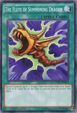The Flute of Summoning Dragon - DPBC-EN018 - Common - 1st Edition - Lightly Play - Image 1