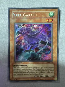 Yata-Garasu LOD-000 Legacy of Darkness 1st Edition Light Played Secret Rare Holo - Image 1