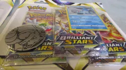 2-New Pokemon Brilliant Stars, Leafeon & Glaceon Promo 3-Pack Blister Card Lot - Image 5