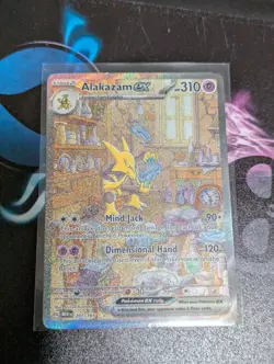 Alakazam EX SIR 201/165 Scarlet & Violet 151 Pokemon Card - Image 1