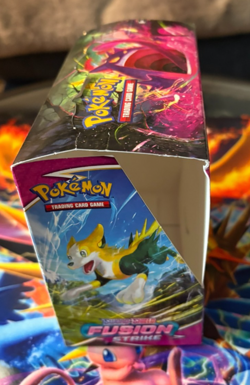 EMPTY Pokemon TCG Sword & Shield Fusion Strike Booster Box - NO CARDS, BOX ONLY 820650819162 - Image 2