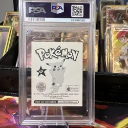 Professor Oak Prism Holo PSA 10 Pokemon Sticker / Card S33 1999 Merlin GEM MINT - Image 3