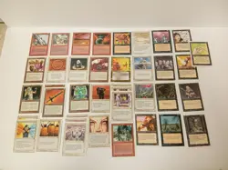 1995 Magic The Gathering White Edge Card Game Lot - Image 1